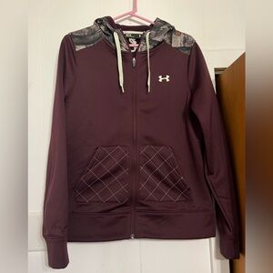 Under armour zip up sweatshirt